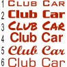 Club Car Custom emblems